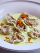 Tortelloni alla zucca in crema di provolone piccante