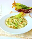 Risotto ai fiori di zucchine (o di zucca)