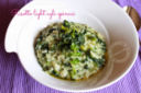 Risotto light agli spinaci | Ricetta adatta alle diete