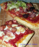 Pizza come sfincione palermitano