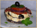 Tortino di melanzane e pomodori alla Feta ed olive nere