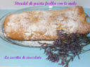 strudel di pasta frolla con le mele