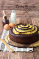 Torta Girella al cacao e vaniglia