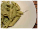 PASTA AL PESTO E ROBIOLA