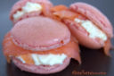 Macarons al salmone affumicato con cream cheese al limone