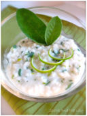 risotto estivo con la salvia, lime e provolone