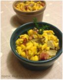 Spatzle di zucca con porcini e speck