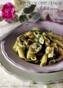 Penne con cime di rapa e frutti di mare