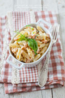 Pasta con salmone fresco, panna e aneto