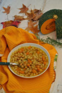 Zuppetta di ceci e zucca