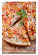 Crostata al basilico con peperoni e cipolle