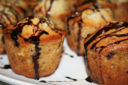 Muffin banana e doppio cioccolato