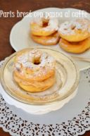 Paris-brest con panna al caffè