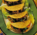 Tacos con salsa picante