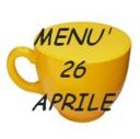 Menù per il 26 aprile