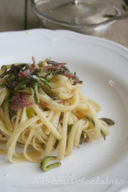 Ricetta Linguine con Zucchine e Bresaola di mio cognato Peppe