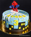 Torta uomo ragno per un bimbo: spiderman cake