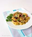 Mezzi paccheri con carciofi e porro