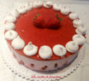 Bavarese meringata allo yogurt e fragole