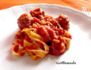 Tagliatelle al sugo di polpette