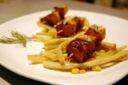 Spiedini di tofu e seitan: omaggio a Leemann
