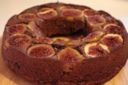 Ciambella di mandorle e fichi troiani al cioccolato