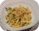 Fusilli zucchine e piselli