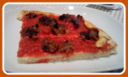 Pizza con salsiccia e all'origano