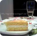 Torta Paradiso con crema al latte  e 2° Blog-Compleanno!