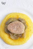 Filetto con polenta e carciofi