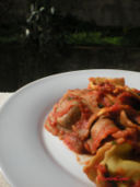 Ravioli con Ragù ai Funghi