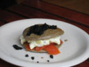 Blini con salmone e caviale... vegan!!!
