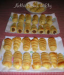 Cannoncini di pasta sfoglia alle due creme