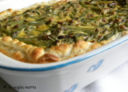 Quiche con fagiolini e salsiccia