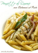 Pennette al limone di Sorrento con Calamari al Pesto
