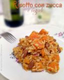 Risotto con zucca e fagioli