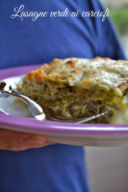 Ricetta lasagne verdi con carciofi