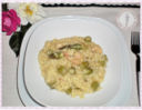 Risotto con asparagi e gamberi