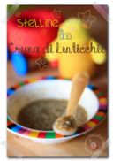 Svezzamento: stelline in crema di lenticchie
