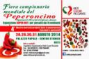 Fiera campionaria mondiale del Peperoncino. Dal 28 al 31 agosto 2014 a Rieti