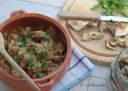 Spezzatino di vitello ai funghi