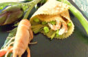 MTC- Crepes ai carciofi scampi e fave di Diana