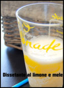 Succo dissetante di limone e mele