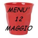 Menù per il 12 maggio