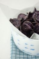 Chips di patate viola