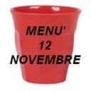Menù per il 12 novembre