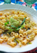 Minestra di pasta e broccolo romanesco