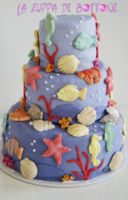 Torta fondale marino....troppo caldo per la neve!!!
