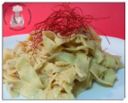 Tagliatelle con la mollica di pane al sugo di Seiras saporito