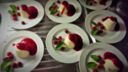 Ancora panna cotta, ma con coulis di lamponi
